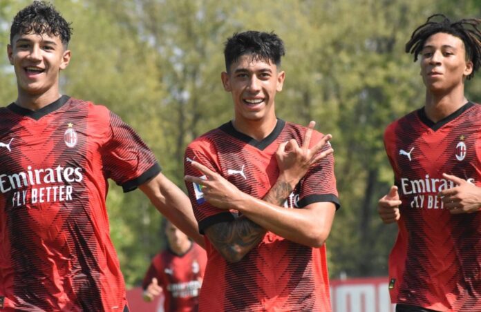 Milan Primavera: Adam Bakoune, Vincenzo Perrucci, Kevin Zeroli - MilanPress, robe dell'altro diavolo