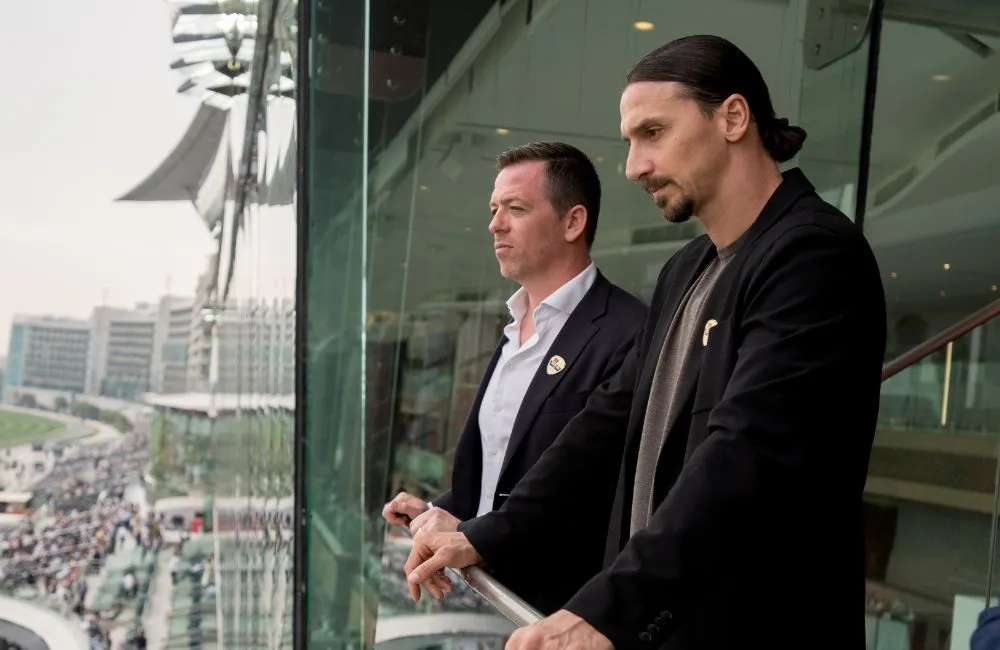 Milan: Maikel Oettle e Zlatan Ibrahimovic (Photo Credit: AC Milan)