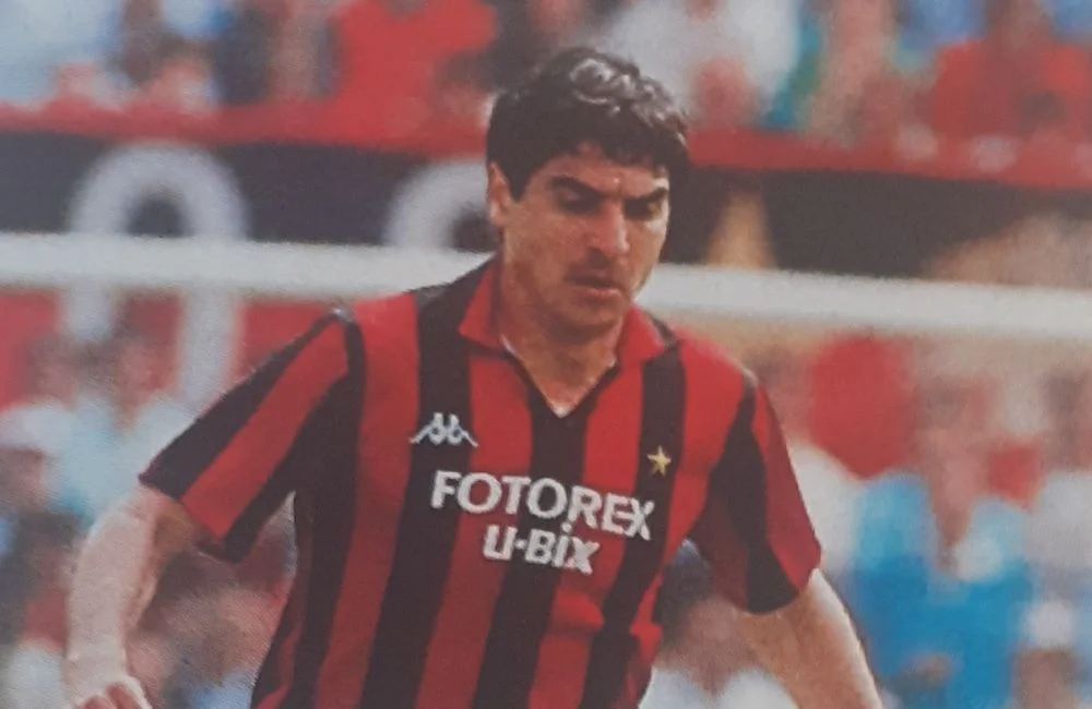 Agostino Di Bartolomei ai tempi del Milan (Photo via AC Milan)