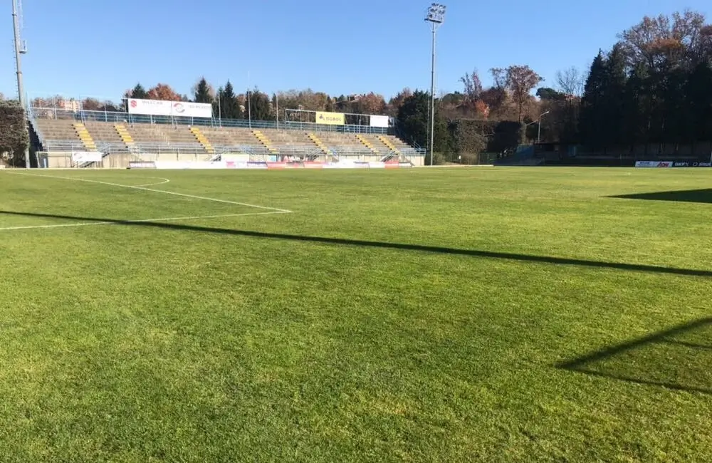 Lo stadio "Felice Chinetti" di Solbiate Arno