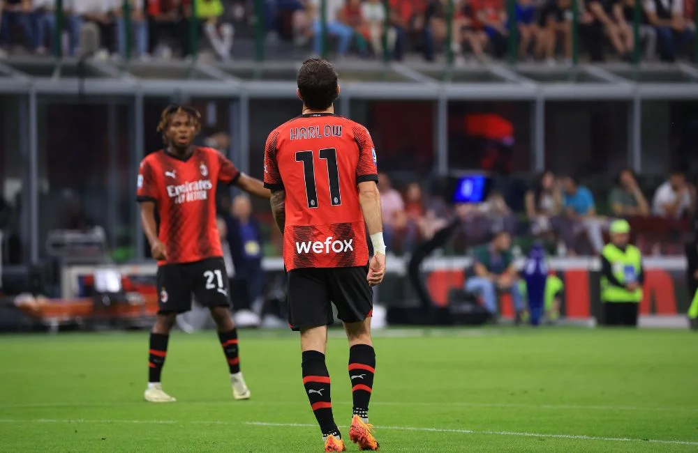 Milan: Christian Pulisic, Samuel Chukwueze (Photo via AC Milan)