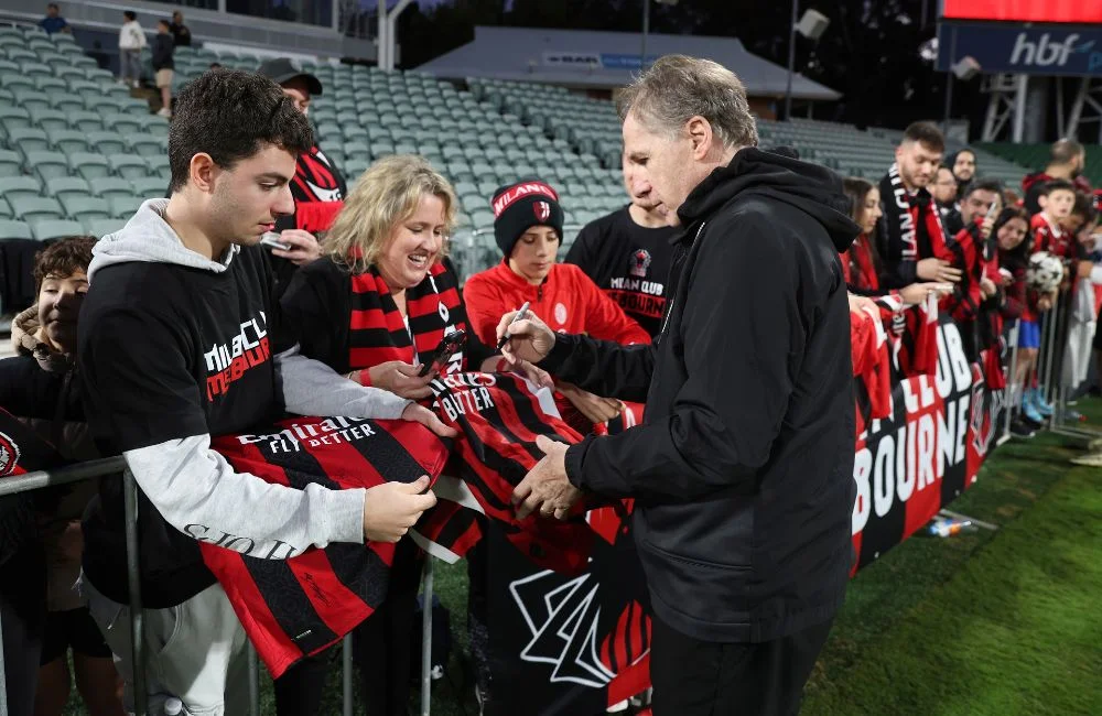 Milan: Franco Baresi incontra i tifosi all'HBF Stadium di Perth, Australia (Photo via AC Milan)