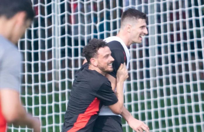 Milan: Alessandro Florenzi, Matteo Gabbia - MilanPress, robe dell'altro diavolo