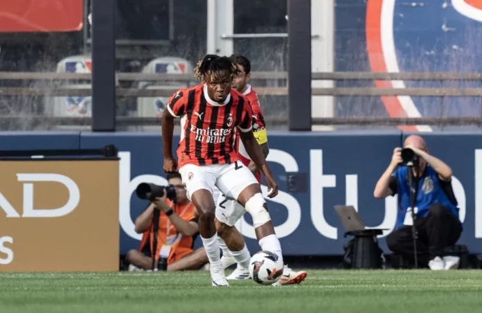 Milan: Samuel Chukwueze (Photo Credit: Agenzia Fotogramma)