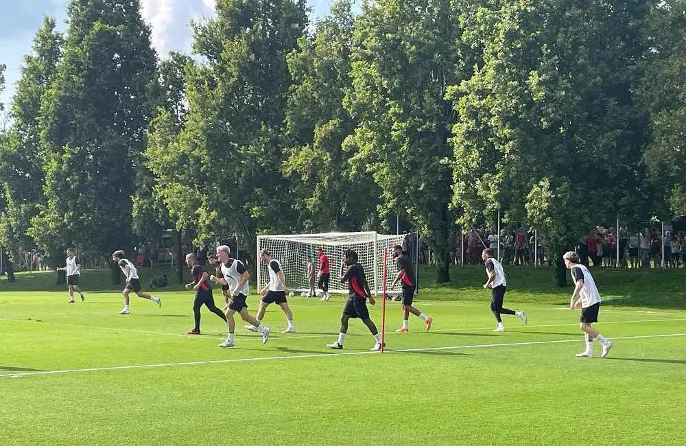 Milanello: la partitella della squadra - MilanPress, robe dell'altro diavolo