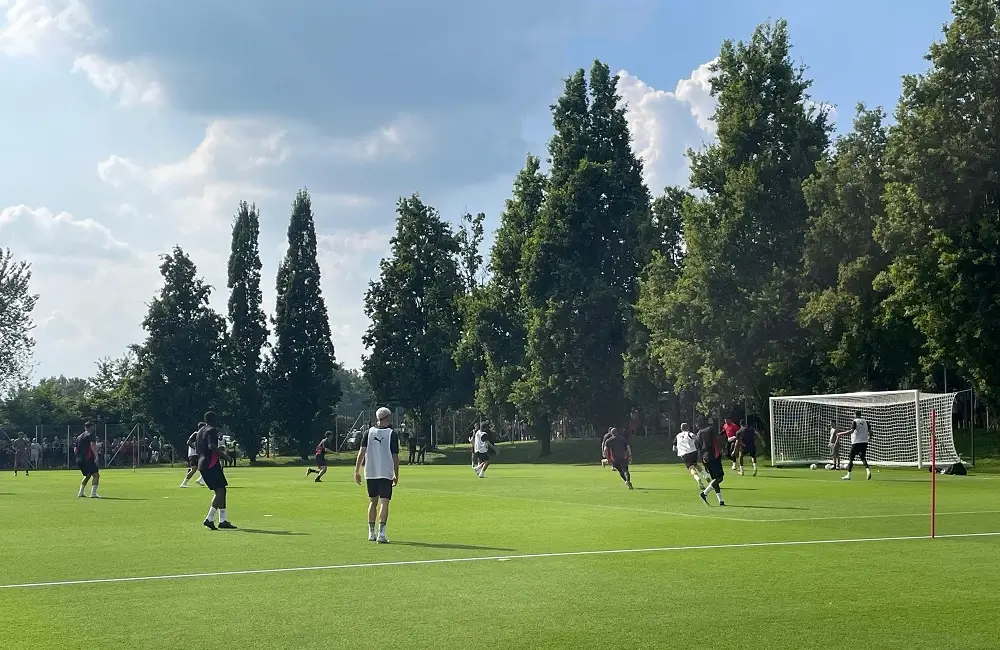 Milanello: la partitella della squadra - MilanPress, robe dell'altro diavolo