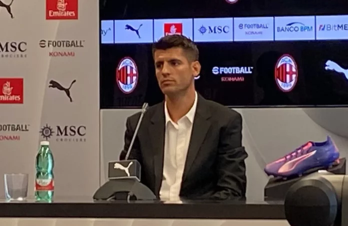 Milan: Alvaro Morata - MilanPress, robe dell'altro diavolo