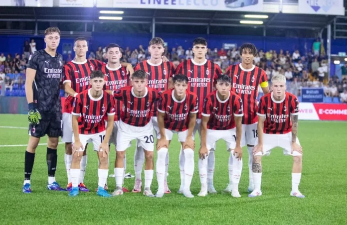 Milan Futuro: Lapo Nava, Francesco Camarda, Mattia Sandri, Gabriele Minotti, Davide Bartesaghi, Kevin Zeroli, Mattia Liberali, Diego Sia, Andrea Bozzolan, Hugo Cuenca, Alex Jimenez - MilanPress, robe dell'altro diavolo