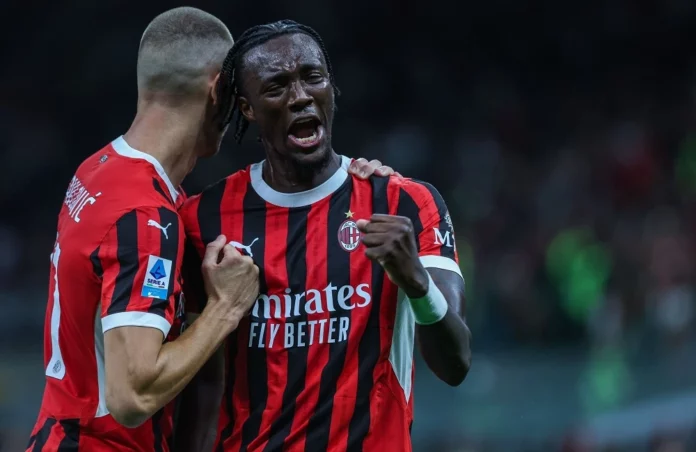 Milan: Tammy Abraham e Strahinja Pavlovic (Photo Credit: Agenzia Fotogramma)