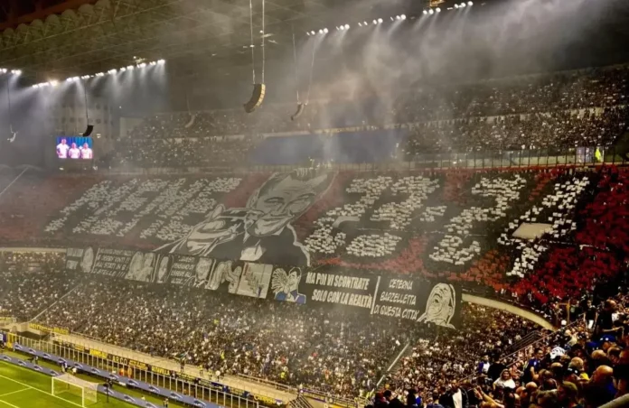 Milan: la coreografia della Curva Sud per il derby - MilanPress, robe dell'altro diavolo