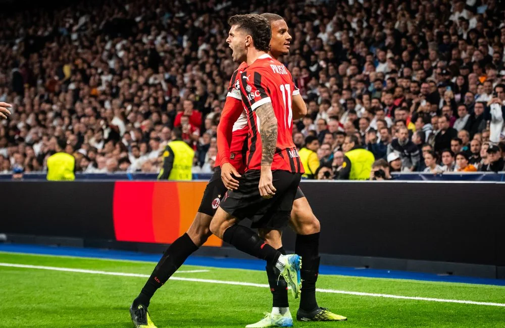 Milan: Malick Thiaw, Christian Pulisic (Photo Credit: Agenzia Fotogramma)