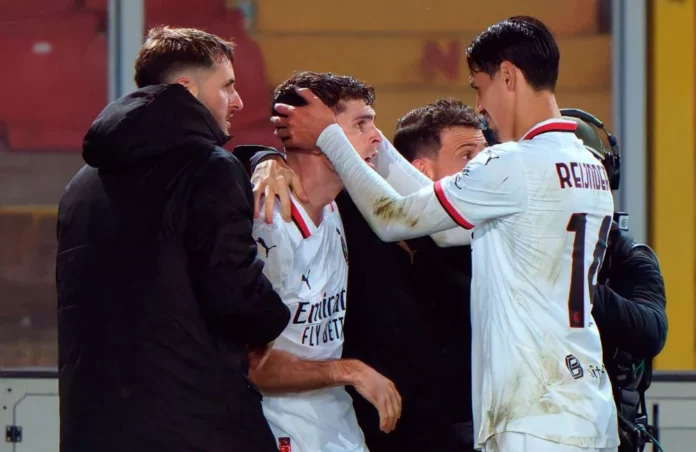 Milan: Santiago Gimenez, Christian Pulisic, Alessandro Florenzi, Tijjani Reijnders (Photo Credit: IPA Agency)